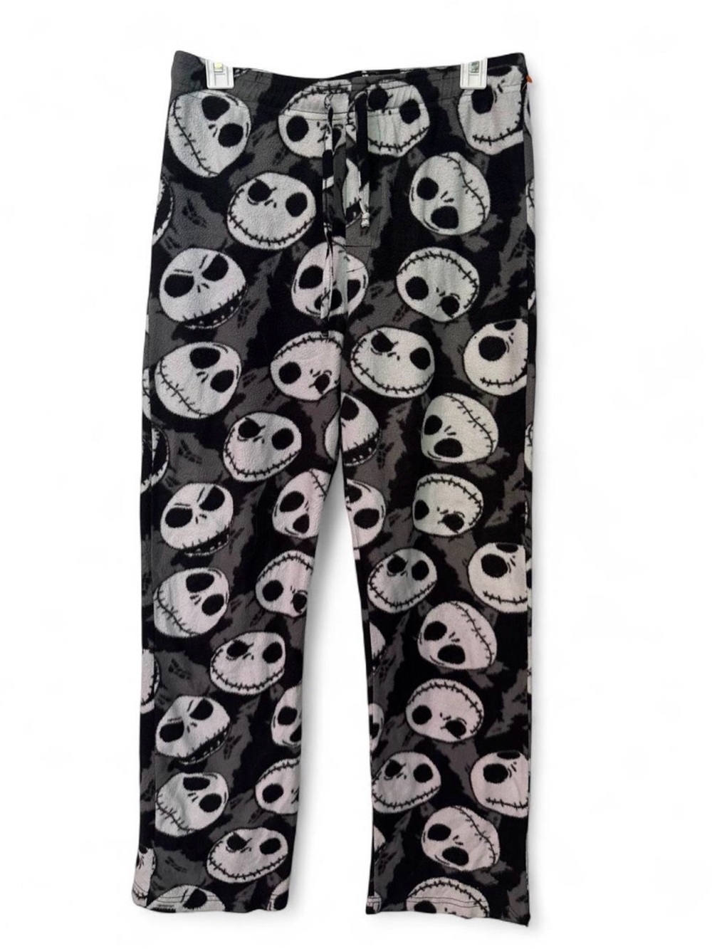 Disney Jack Skellington Black & Gray Fleece Pajama Pants